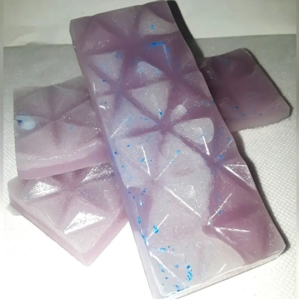 HAND crafted Stress Relief waxmelt glitter bar 1pc